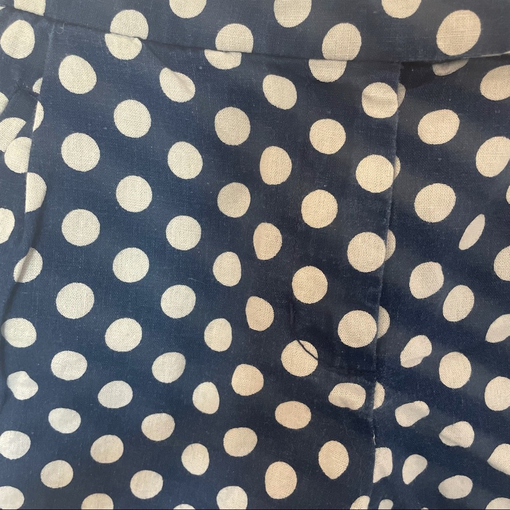 Blue and White Polka Dot Shorts - Picture 2 of 5